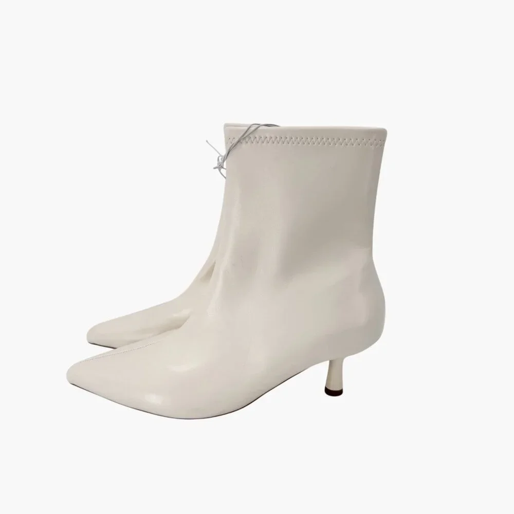 NEW A New Day Lonnie Kitten Heel Ankle Boots with Zipper Size 6